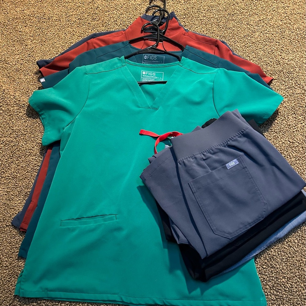Figs scrub tops and bottoms